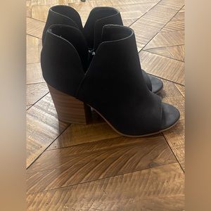 SODA Open Toe Bootie